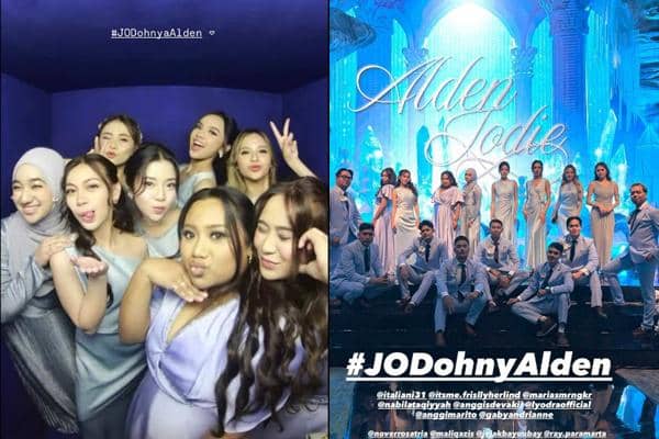 Bridesmaid dan Groomsmen Brisia Jodie dan Alden (instagram.com/brisiajodie96)