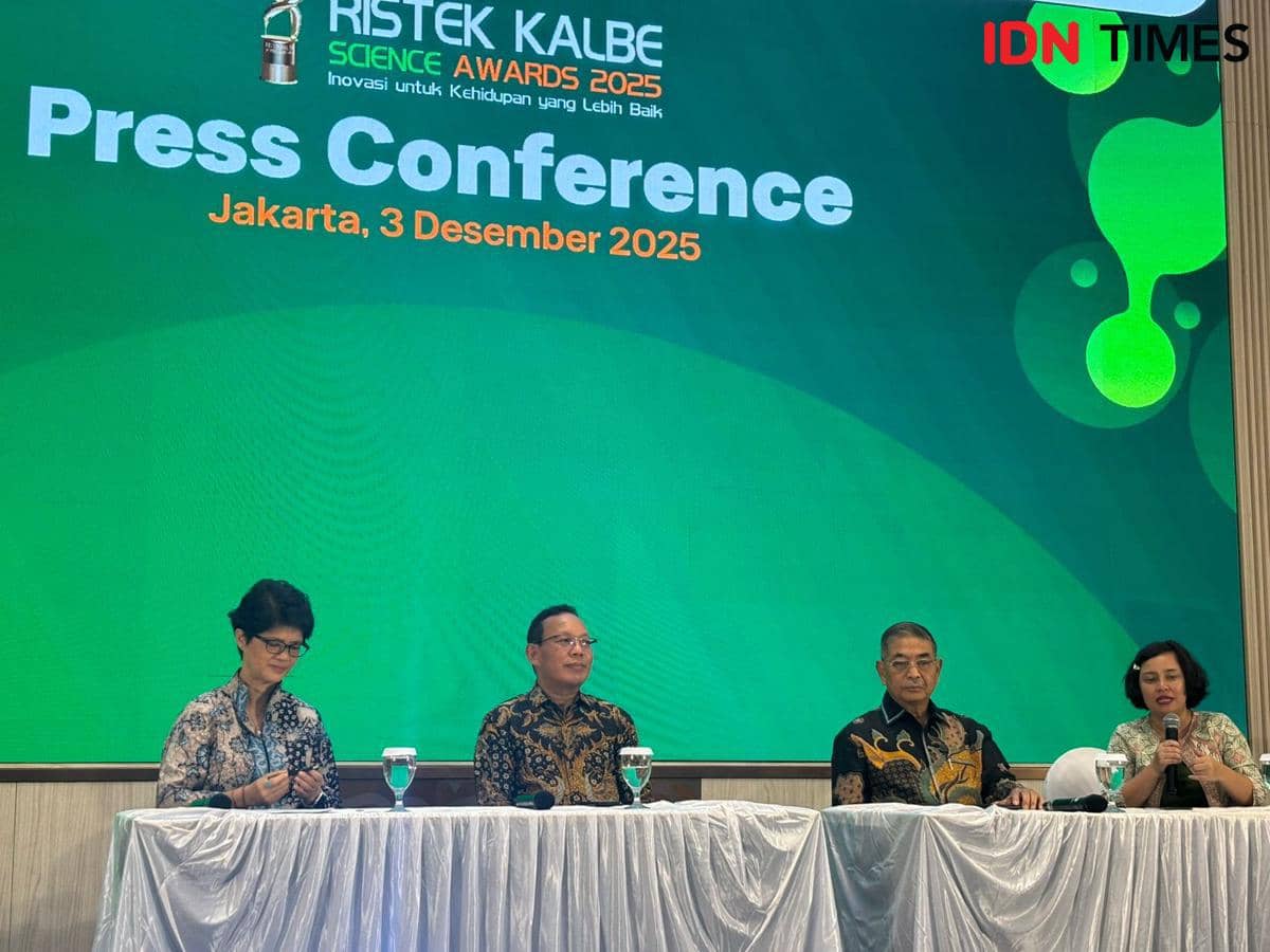 Press Conference Ristek Kalbe Science Award 2025 (IDN Times/Rifki Wuda)