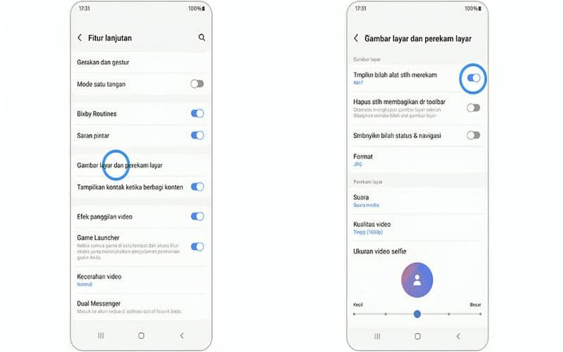 cara screenshot panjang di HP Android