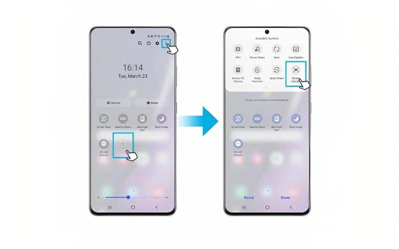 cara merekam layar HP Android tanpa aplikasi tambahan