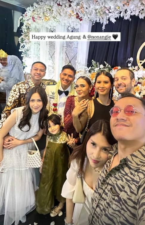 Tamu Artis di Pernikahan Angie Ang dan Agung (instagram.com/nonangie)