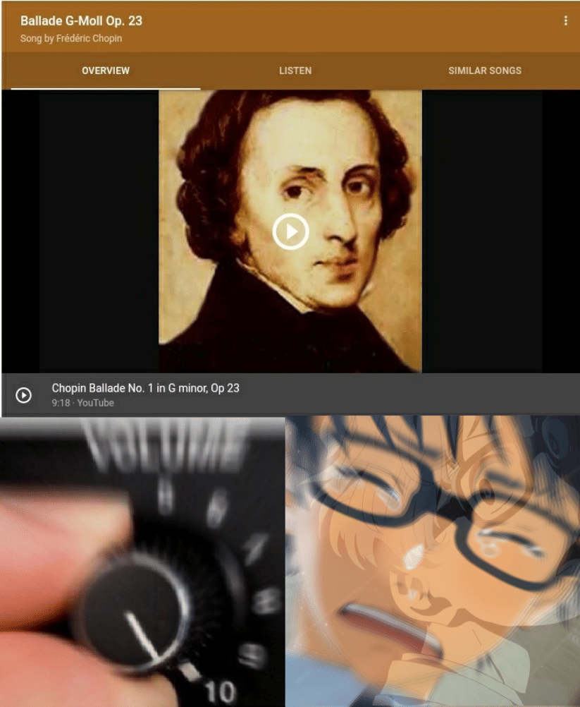 meme anime tentang dengar musik