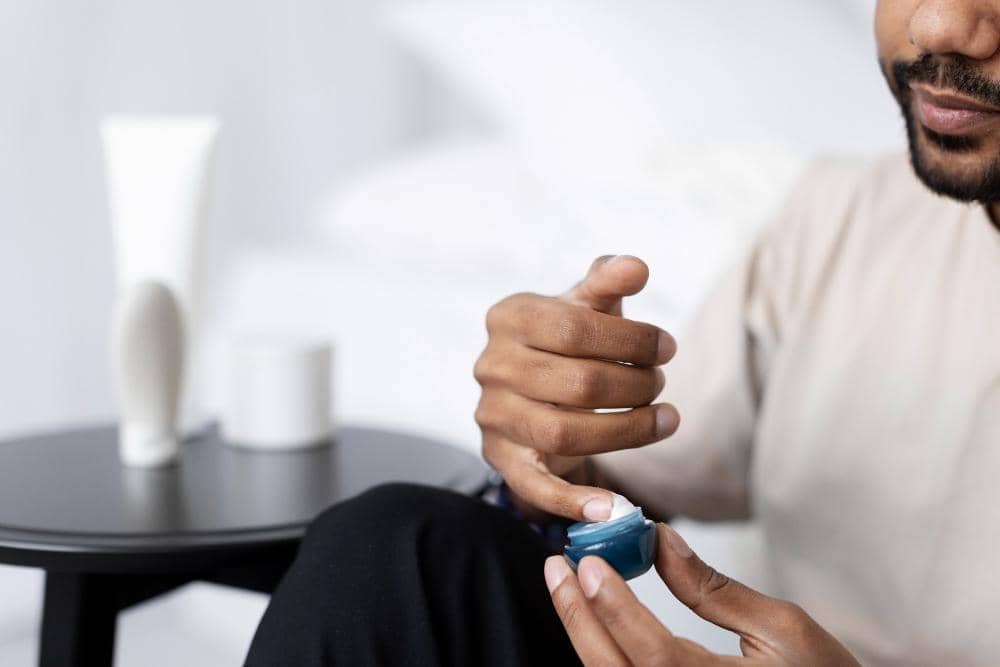 ilustrasi skincare cowok