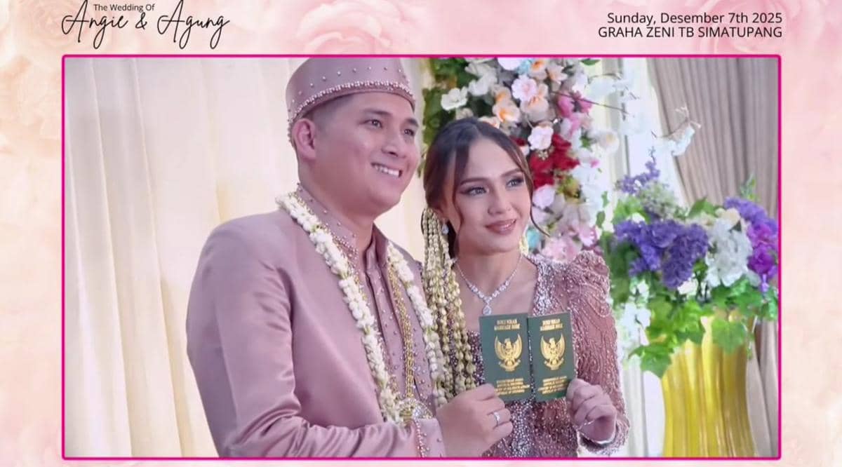 Pernikahan Angie Ang dan Agung (youtube.com/nonangie)
