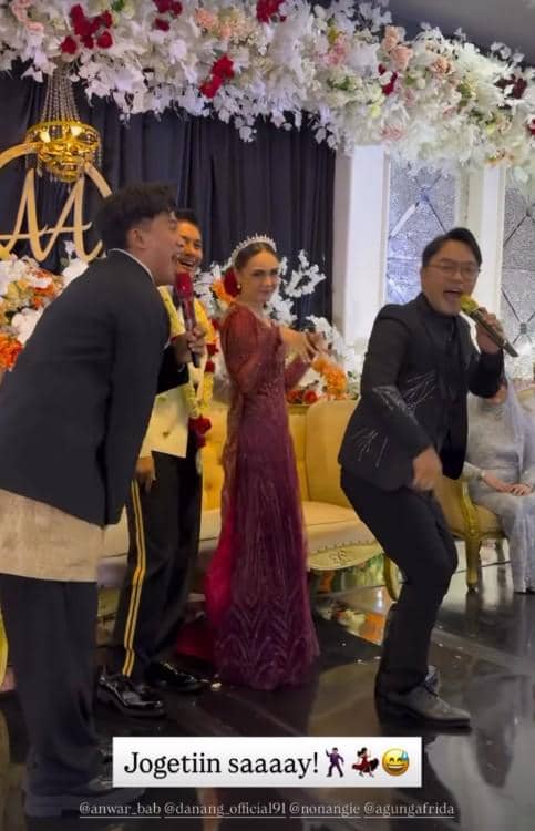 Tamu Artis di Pernikahan Angie Ang dan Agung (instagram.com/nonangie)