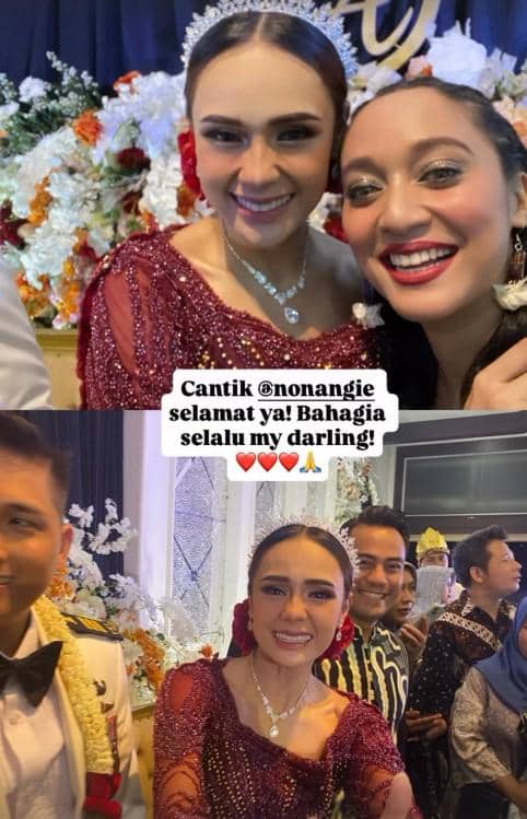 Tamu Artis di Pernikahan Angie Ang dan Agung (instagram.com/nonangie)