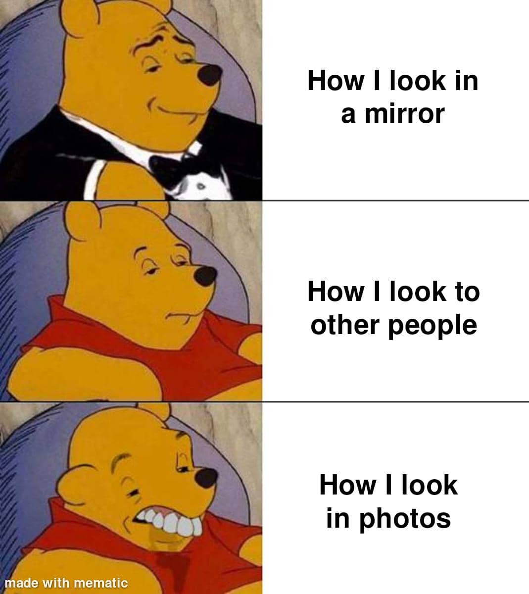 meme kartun tentang cermin