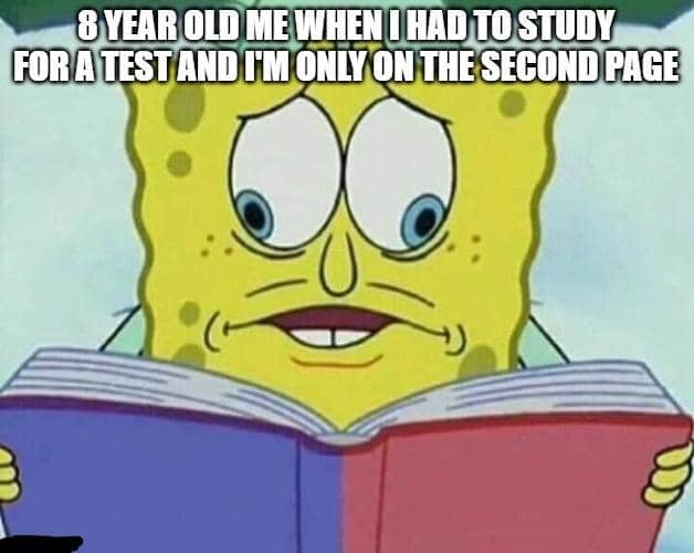 meme kartun tentang belajar