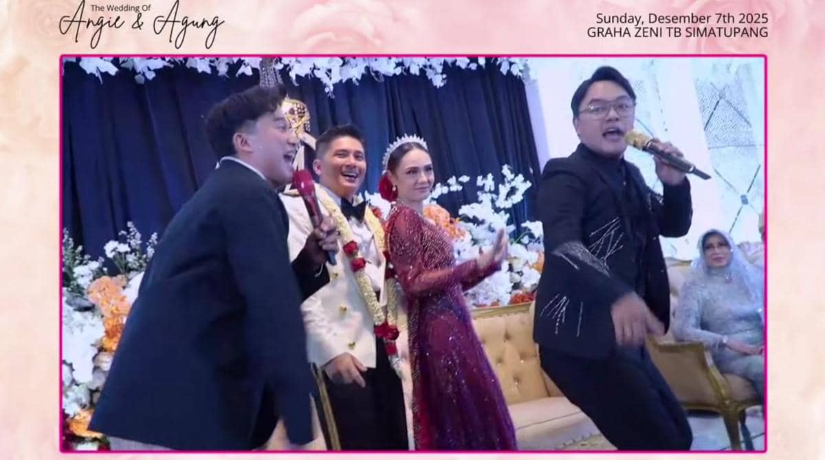 Pernikahan Angie Ang dan Agung (youtube.com/nonangie)