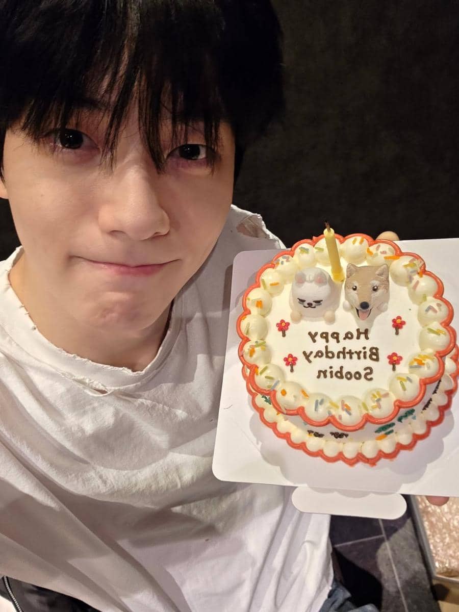 potret ulang tahun Soobin TXT