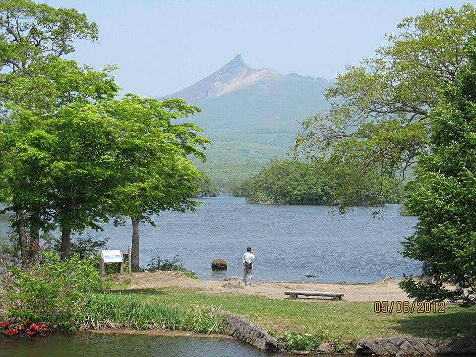 potret pemandangan Onuma Quasi National Park