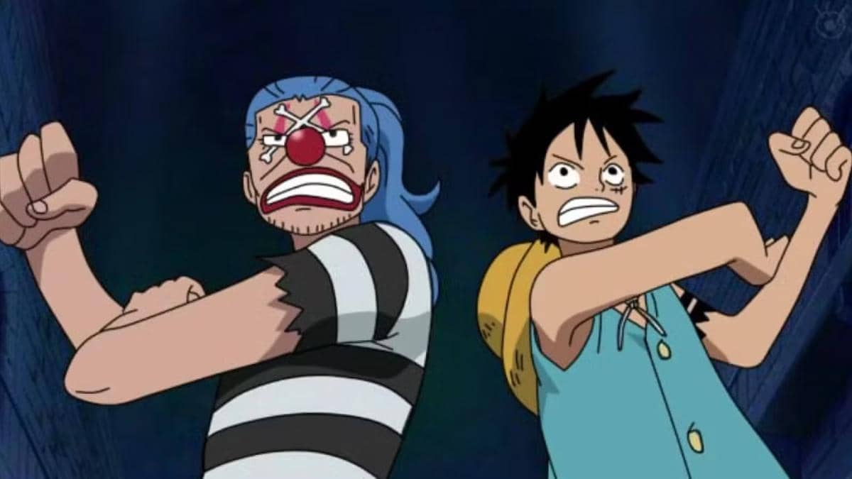 Luffy dan Buggy di Impel Down