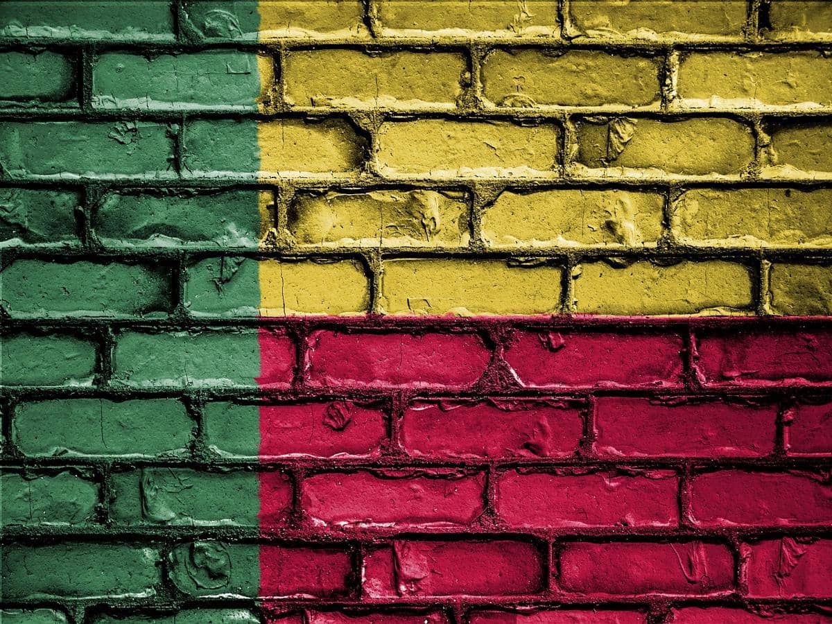 ilustrasi bendera Benin