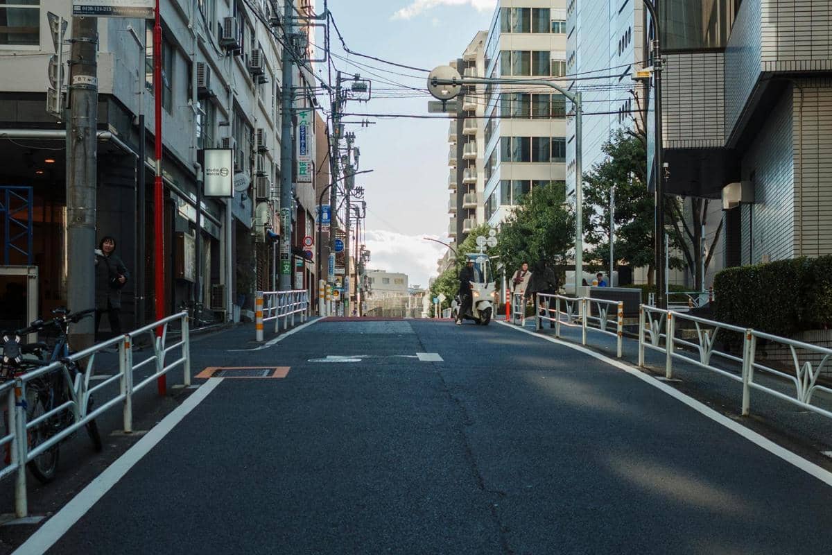 ilustrasi bangunan di Jepang