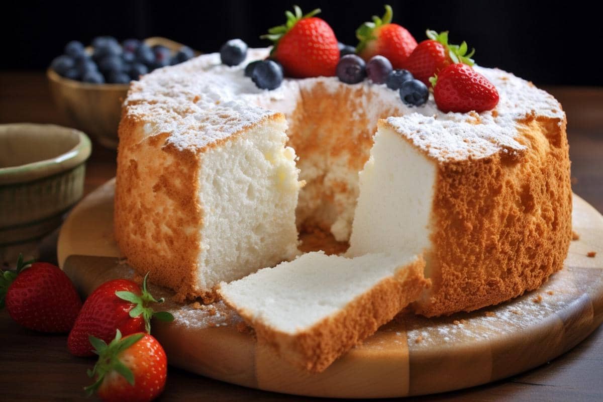 ilustrasi angel food cake