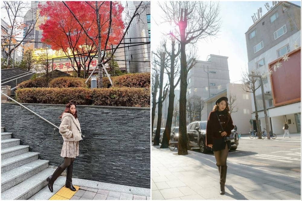 Dinda Kirana liburan ke Korea Selatan