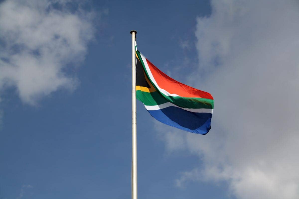 ilustrasi bendera Afrika Selatan
