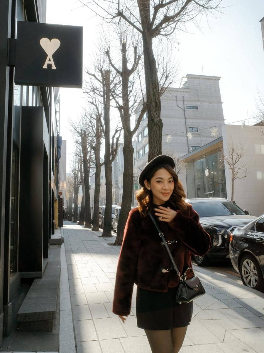 Dinda Kirana liburan ke Korea Selatan