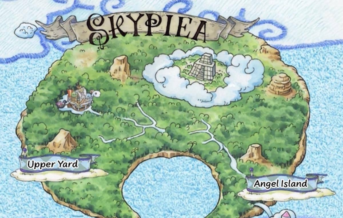 peta pulau Skypiea