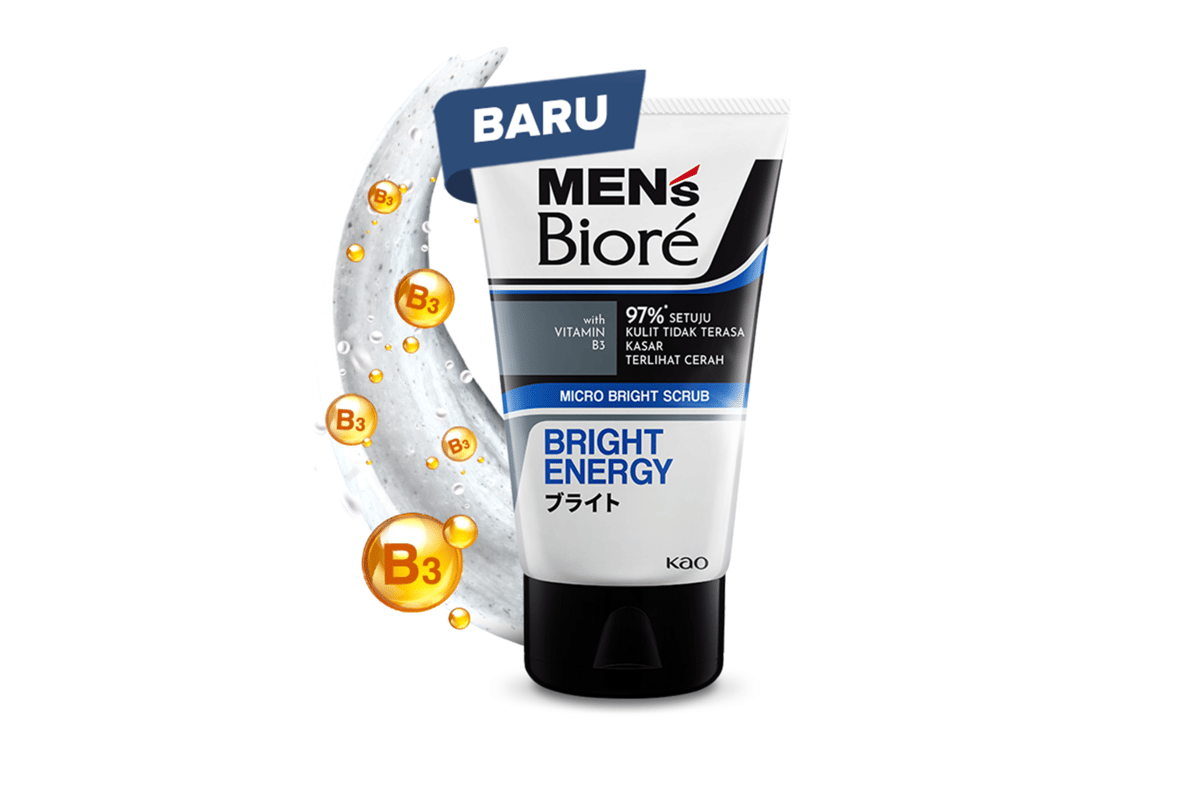 Biore Men’s Double Scrub Facial Foam.