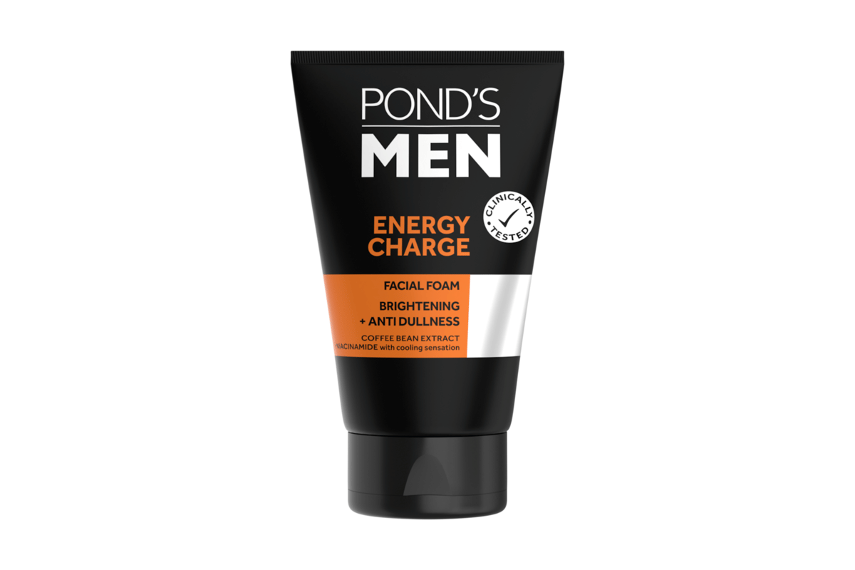 Pond’s Men Energy Charge Face Wash.