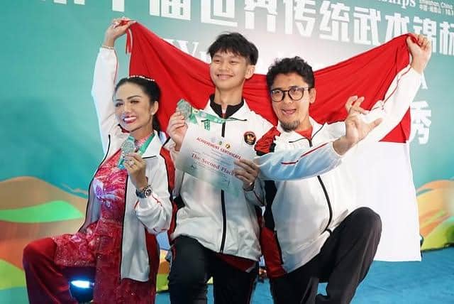 Kris Dayanti menang perak di kejuaraan wushu dunia