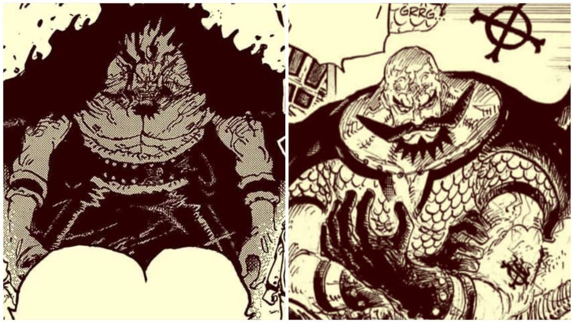 Rocks D. Xebec dan Harald. (Dok. Shueisha, Eiichiro Oda/One Piece)