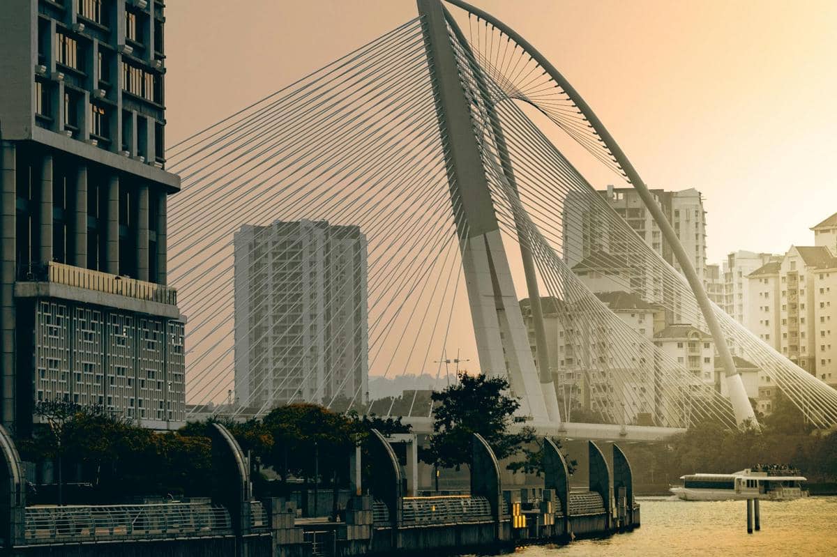 Potret Jembatan Seri Wawasan, Malaysia 