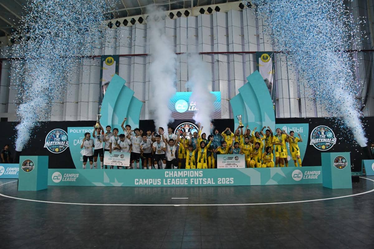 Babak nasional Campus League Futsal 2025 tuntas terlaksana