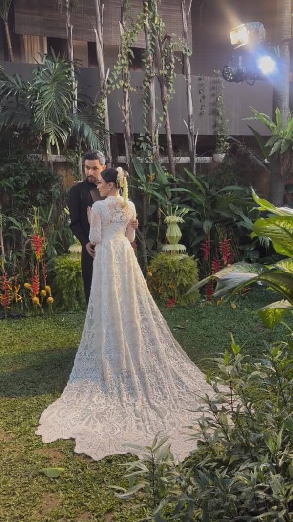 resepsi pernikahan Amanda Zahra