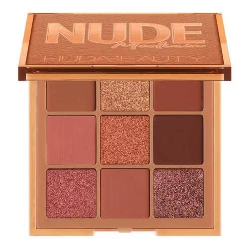 Huda Beauty Nude Obsession Eyeshadow Pallete Shades Medium 