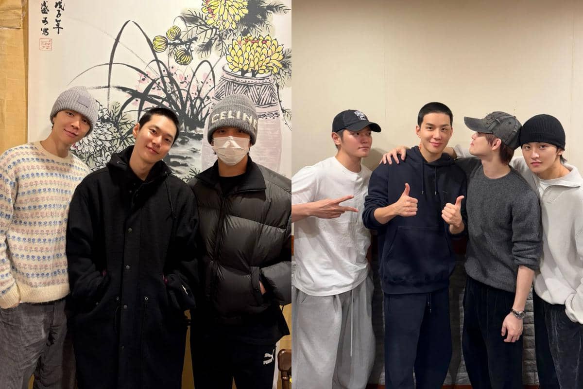 Momen Doyoung dan Jungwoo farewall bareng member NCT sebelum wamil