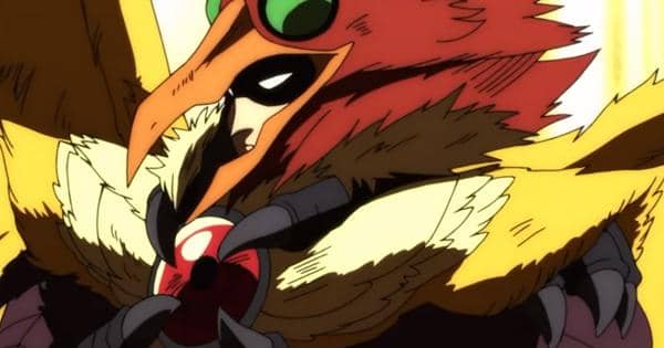 Wujud humanoid Phoenix Man - One Punch Man S3