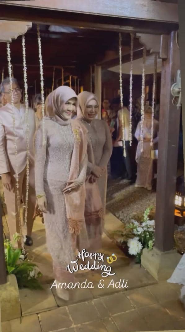 resepsi pernikahan Amanda Zahra