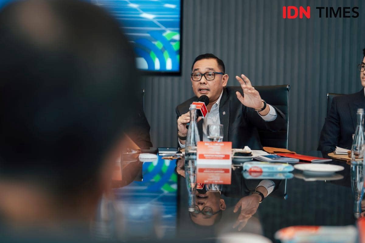 Wakil Menteri Investasi Todotua Pasaribu dalam IDN Times Leadership Forum (IDN Times/Herka Yanis).