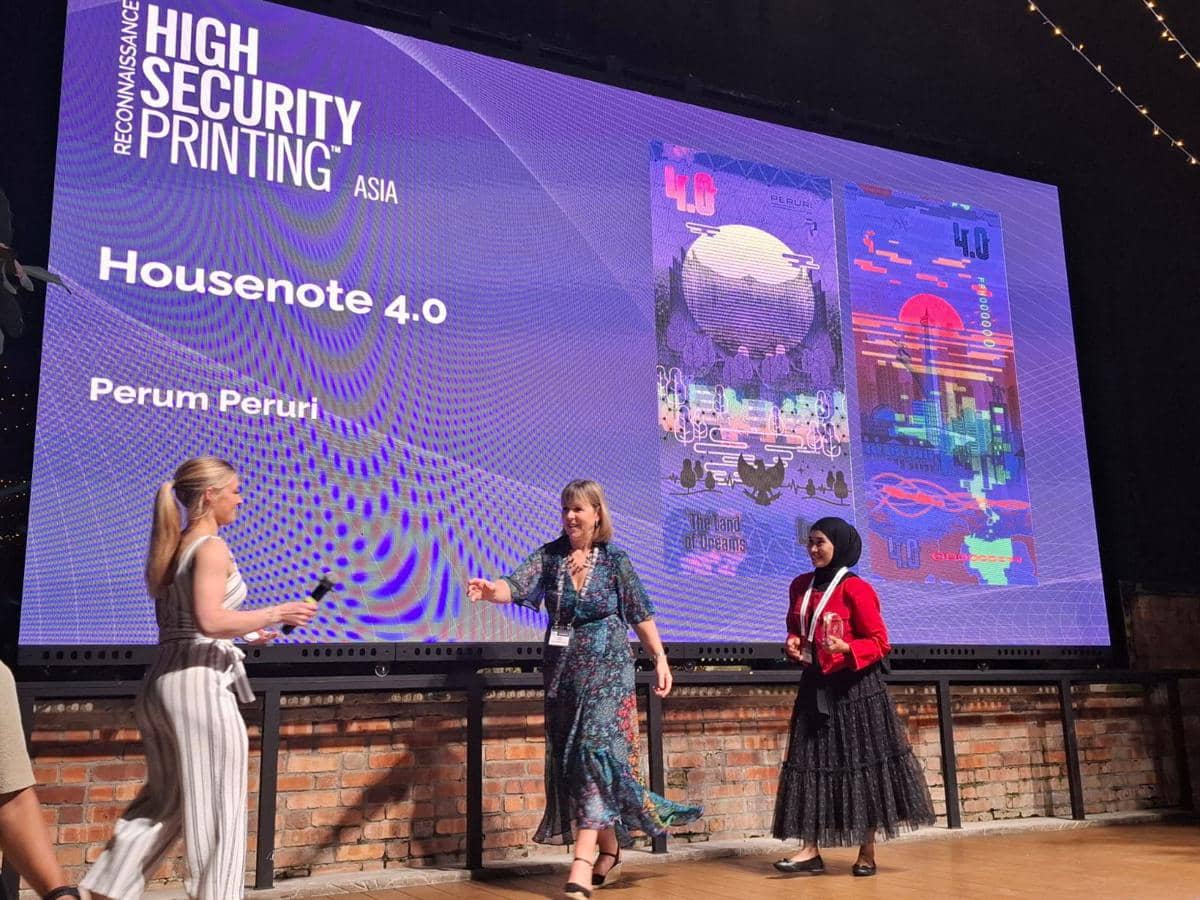 Peruri Raih Best Housenote 2025 di Ajang Internasional