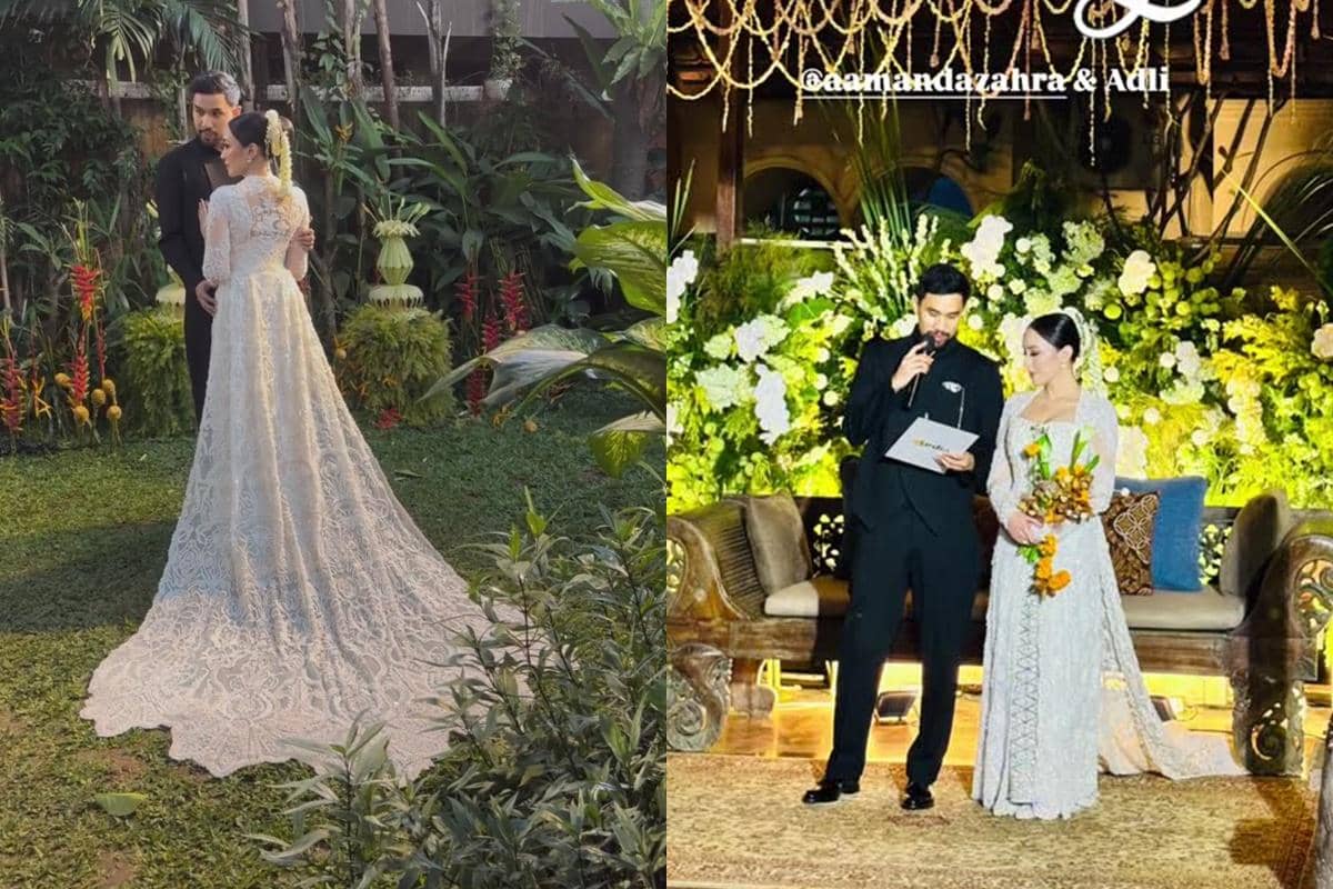 resepsi pernikahan Amanda Zahra