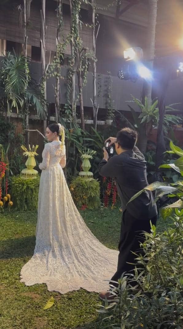 resepsi pernikahan Amanda Zahra