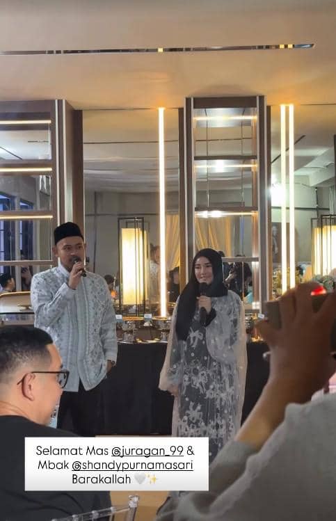 Syukuran Rumah Baru Juragan 99 dan Shandy Purnamasari (instagram.com/juragan_99)