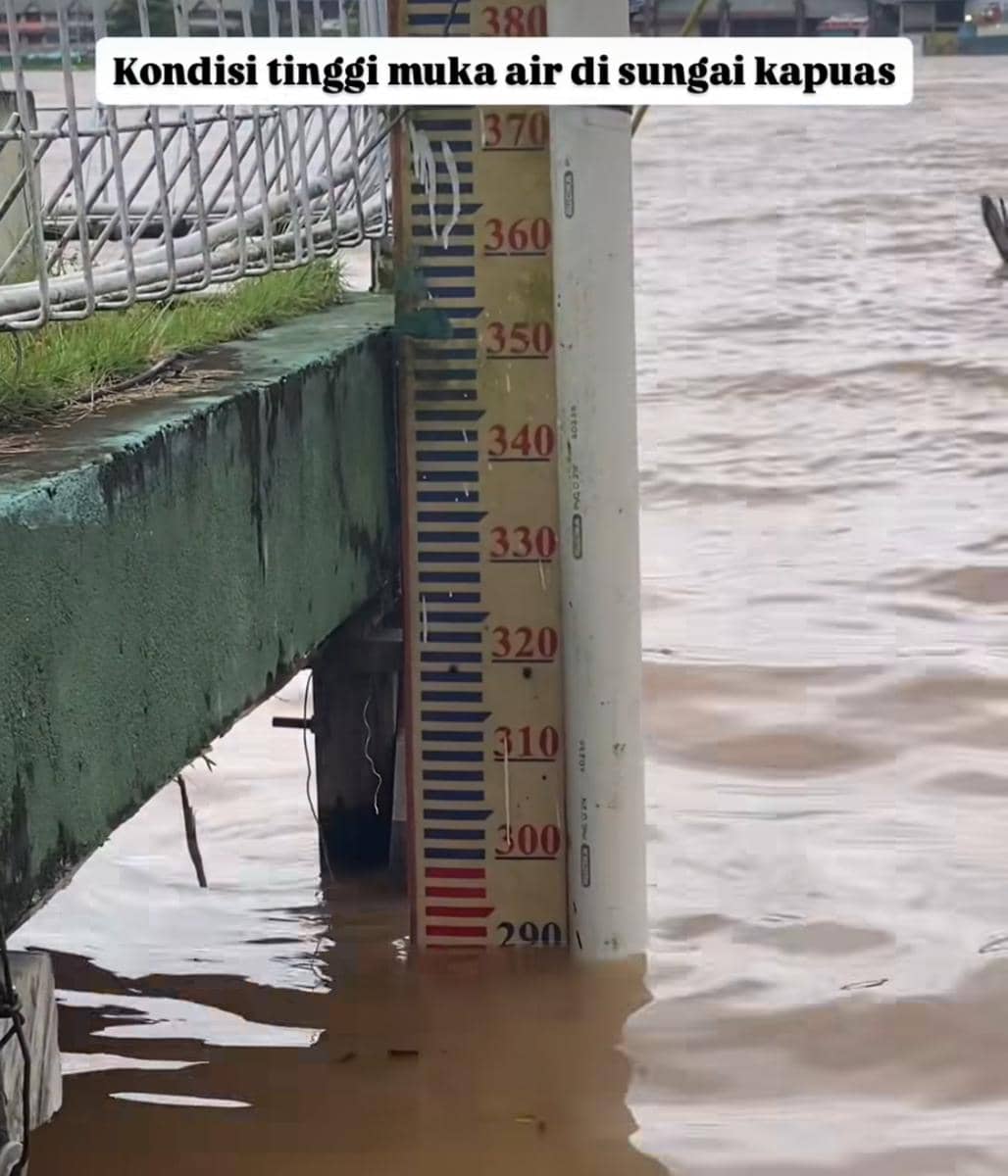 Pasang air laut di Kalbar.