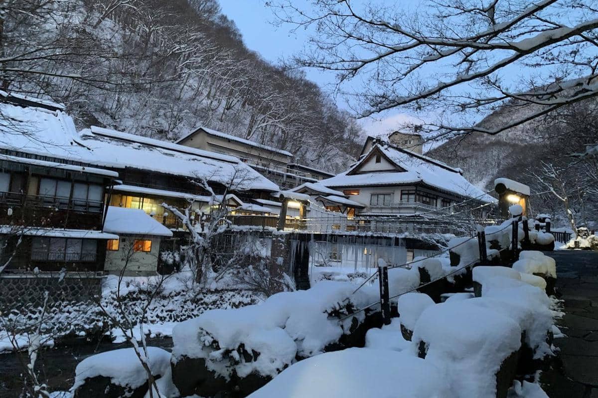 Musim dingin di Takayama, Jepang