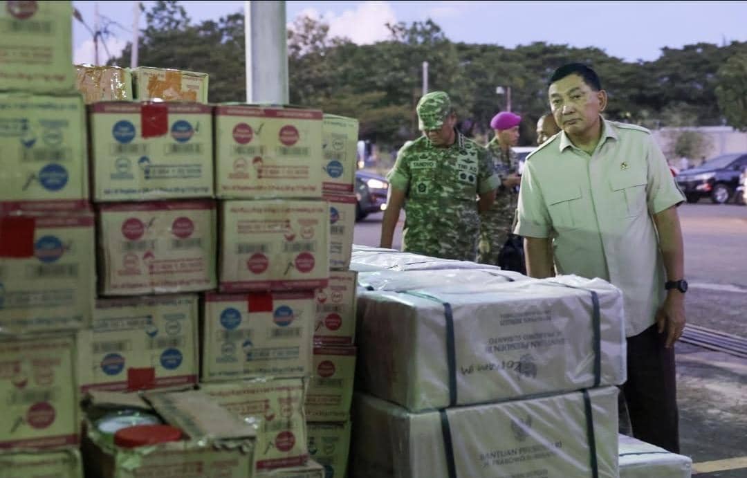 Sjafrie Sjamsoeddin, Menhan, Banjir Sumatra