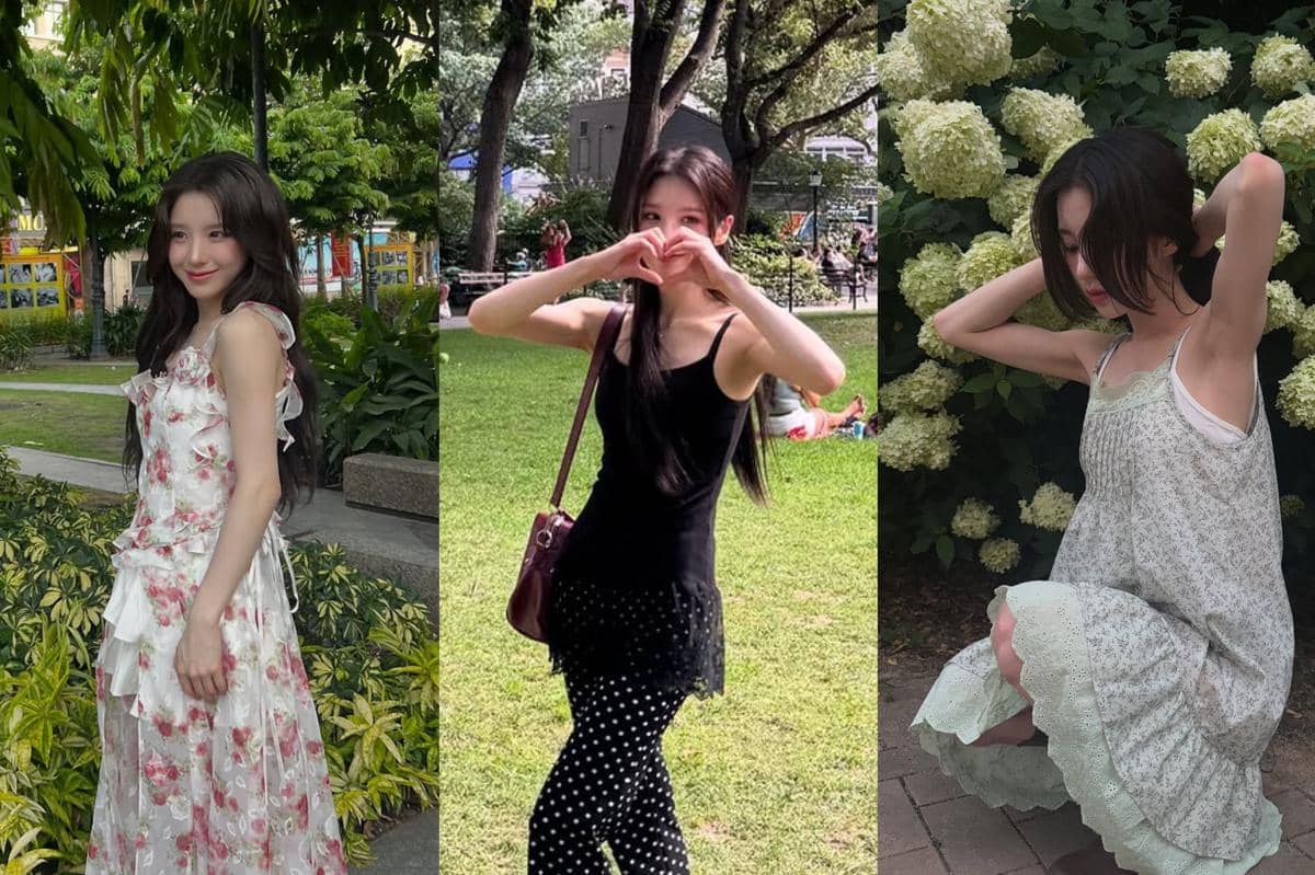 Outfit ke kebun raya ala Heejin ARTMS