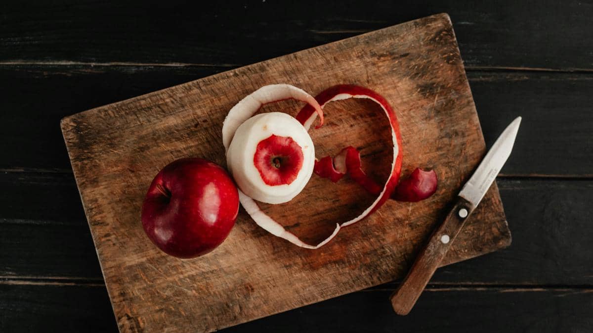 ilustrasi kulit apel