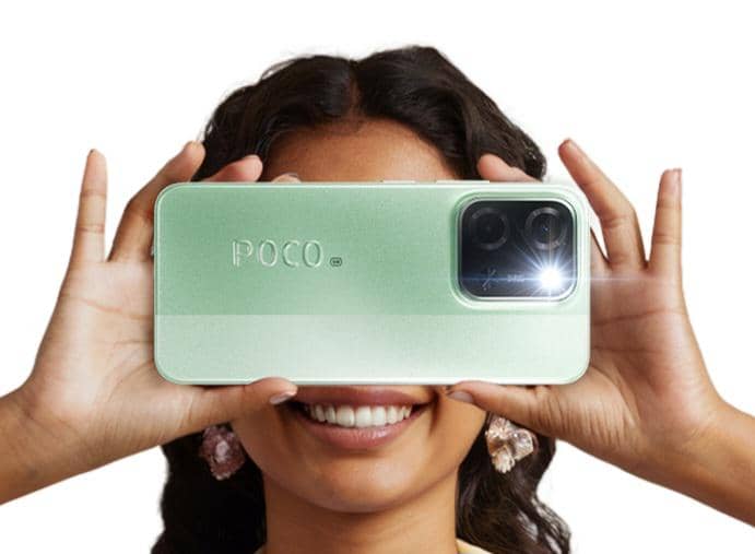 tampilan sisi belakang POCO C85 5G