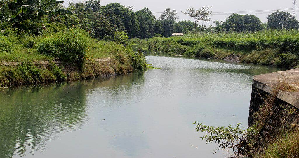 ilustrasi daerah aliran sungai di Indonesia