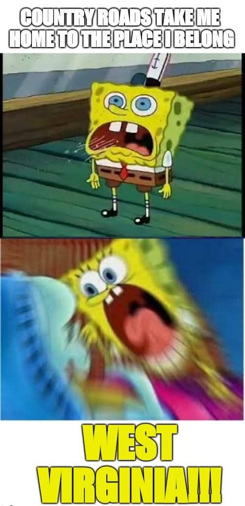 meme SpongeBob tentang nyanyi