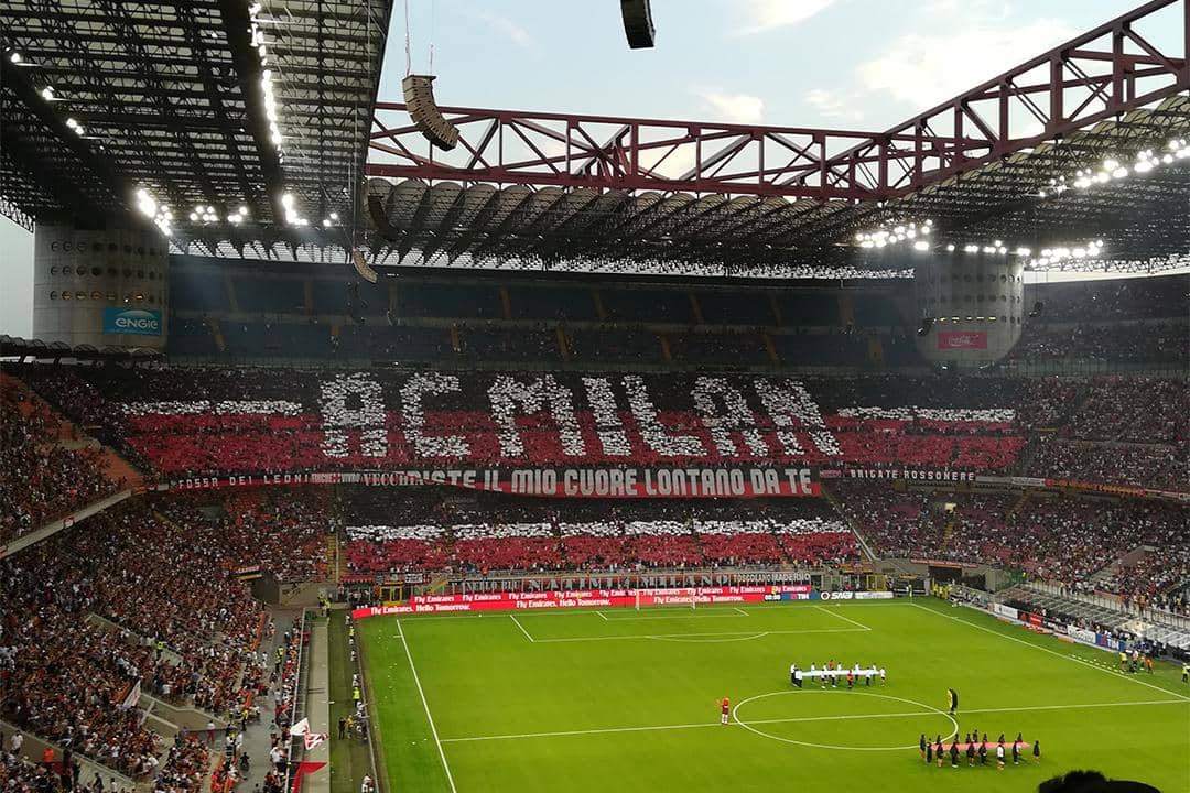 ilustrasi stadion AC Milan, San Siro