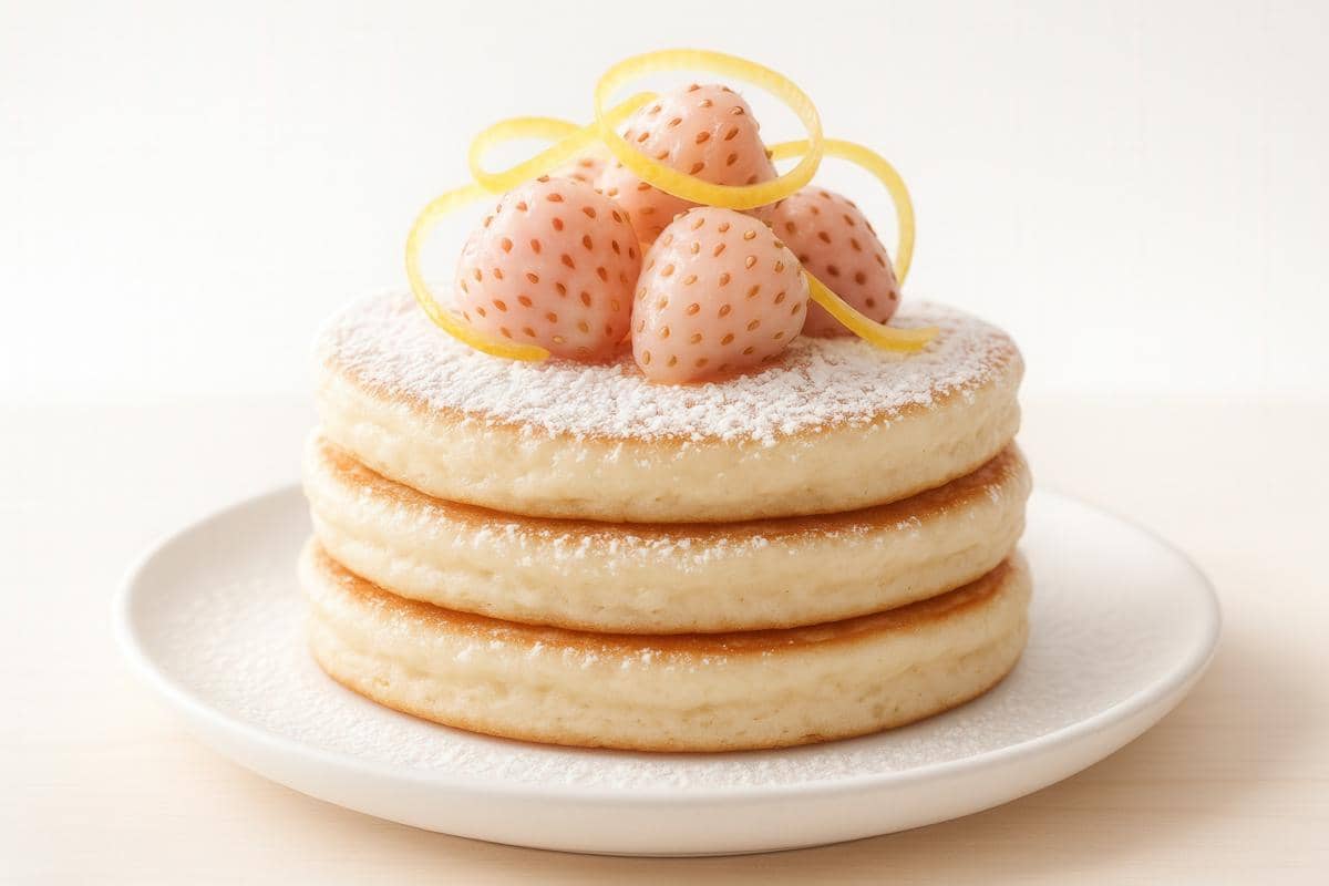 ilustrasi Japanese souffle pancake