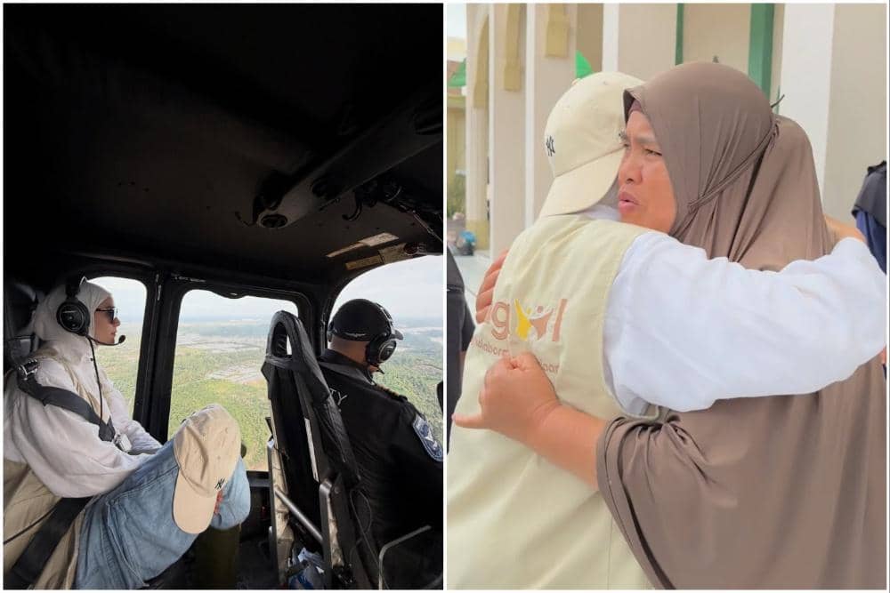 Zaskia Adya Mecca salurkan bantuan ke Kota Takengon.